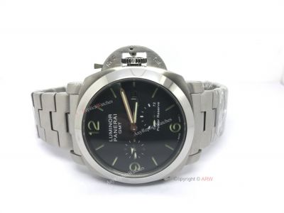  Luminor Panerai GMT Stainless Steel 72 Power Reserve Movement 44mm Watches-High Quality Replica Watches in China